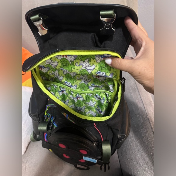 AMC X Ghostbusters Loungefly Backpack NWT - Picture 2 of 5